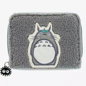 Studio Ghibli My Neighbor Totoro Sherpa Mini Zipper Wallet